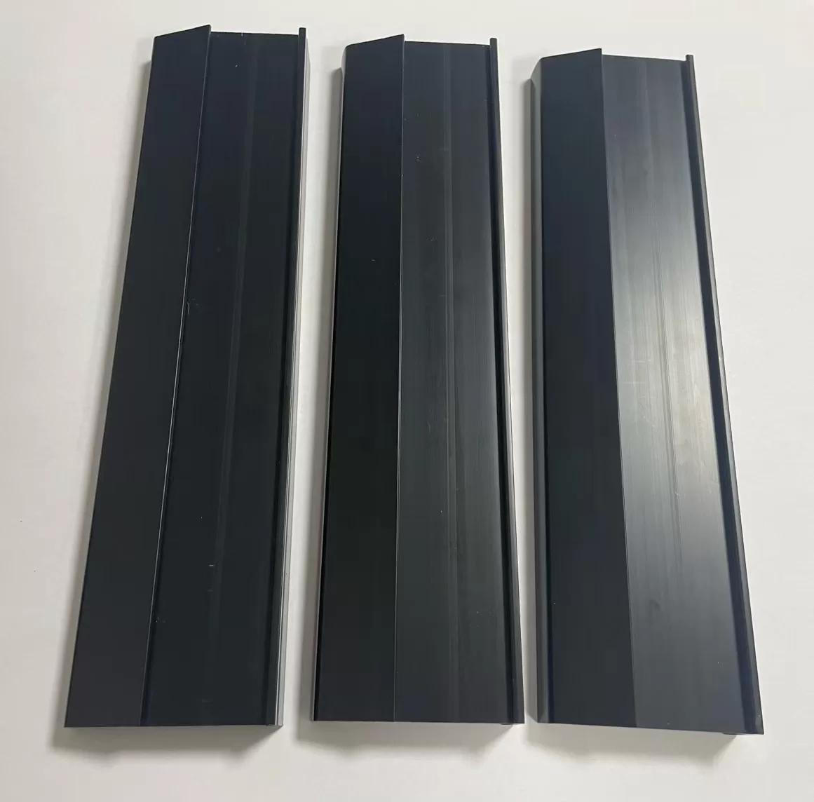 PVC Profile Smartshelf Rail Top Plastic Components 130mm Length